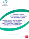 Nodo Alta Velocità di Firenze: attività di supporto tecnico all’Osservatorio Ambientale - primo semestre 2014