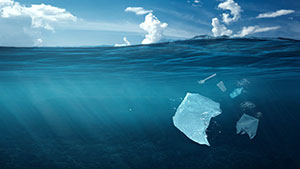 Plastiche nel mare